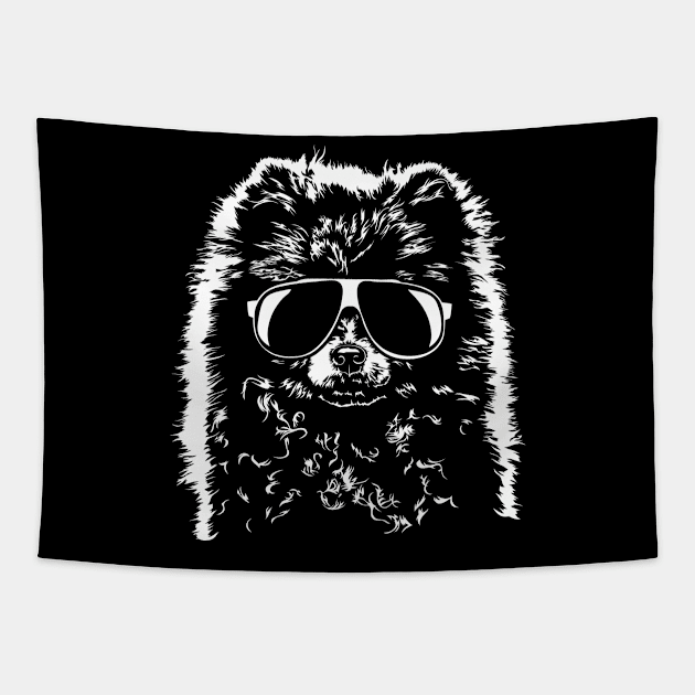 Funny Cute Pomeranian mom cool dog lover Tapestry by wilsigns