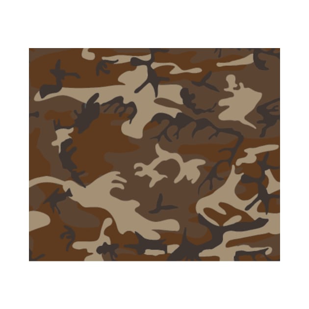 Brown Urban Camouflage by Rossla Designs