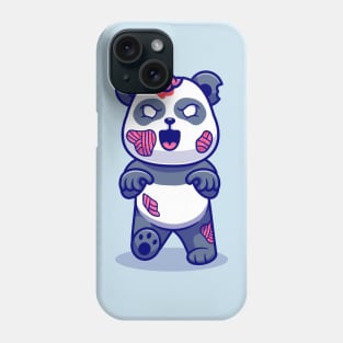 Cute Panda Zombie Cartoon Phone Case