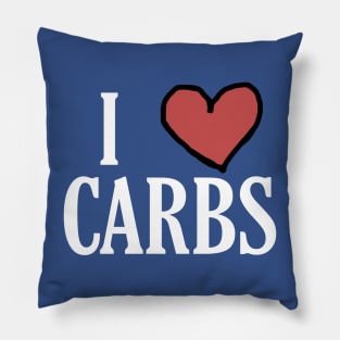 I Love Carbs Pillow