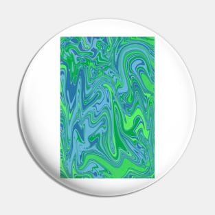 Garden Green Swirl Pin