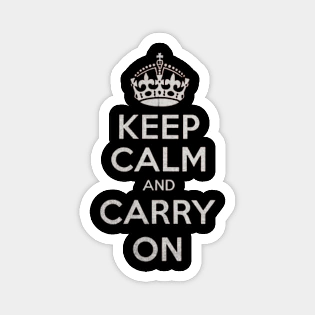 Keep Calm and Carry On Magnet by TshirtMA