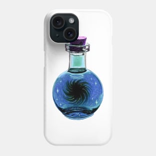 Blackhole galaxy potion blue star Phone Case