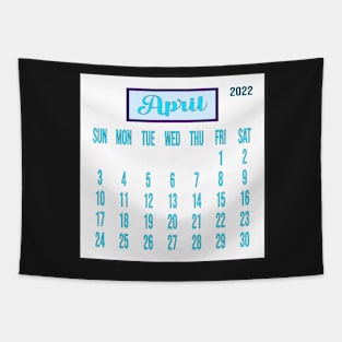 APRIL 2022 CALENDAR STICKER, MAGNET, DESKMAT HANDY TO HAVE Tapestry