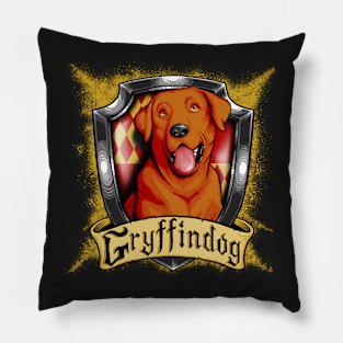 Hairy Pupper House Gryffindog Pillow