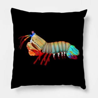 Peacock Mantis Shrimp Pillow