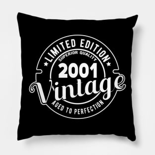 2001 VINTAGE - 20Th BIRTHDAY GIFT Pillow