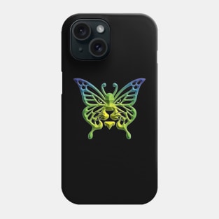 Wolf and butterfly 3d super soft blend drawing cute cool colorful Phone Case