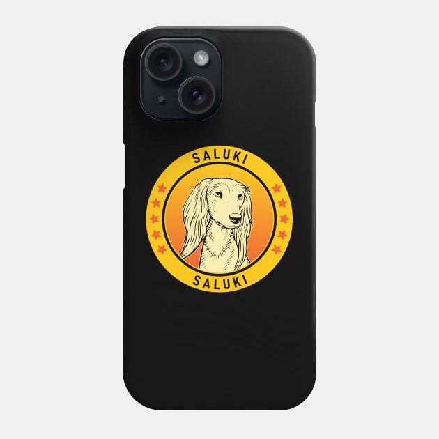 Saluki Dog Portrait Phone Case by millersye