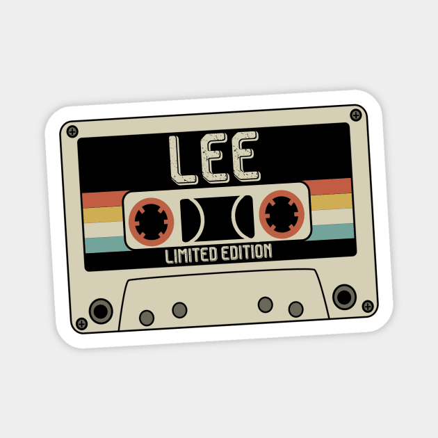 Lee - Limited Edition - Vintage Style Magnet by Debbie Art