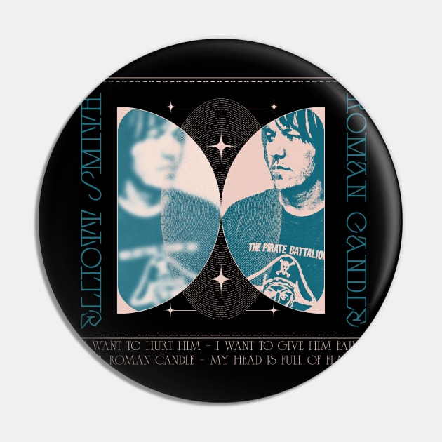 Elliott Smith / Roman Candle \ Aesthetic Design Pin by unknown_pleasures