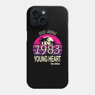 1983 Birthday Gift Old Soul Young Heart Phone Case