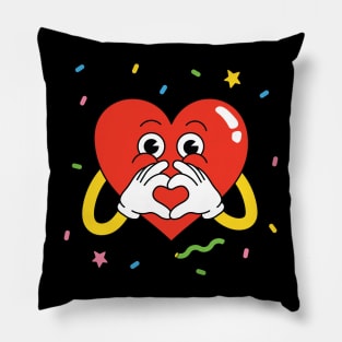 Heart showing heart Pillow