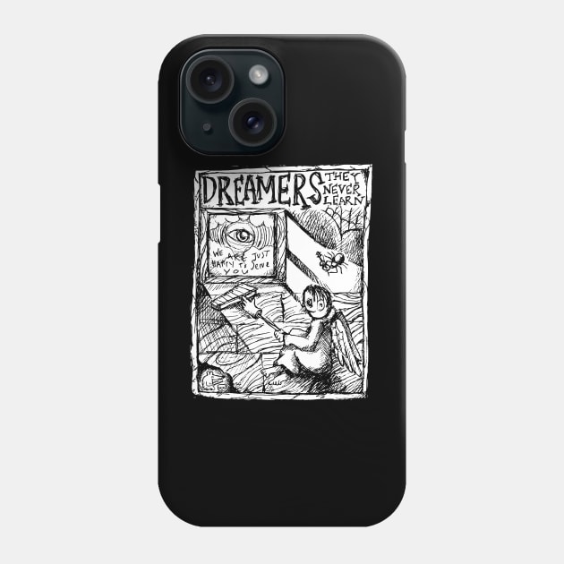 Day Dreaming - Illustrated Lyrics Phone Case by bangart