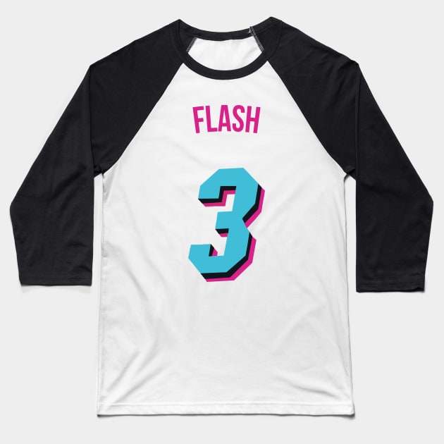 xavierjfong Dwyane Wade 'Flash' Nickname Jersey - Miami Heat T-Shirt