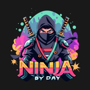 Ninja by Day, Gamer by Night T-Shirt