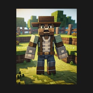 Great farmer in the world - Minecraft T-Shirt