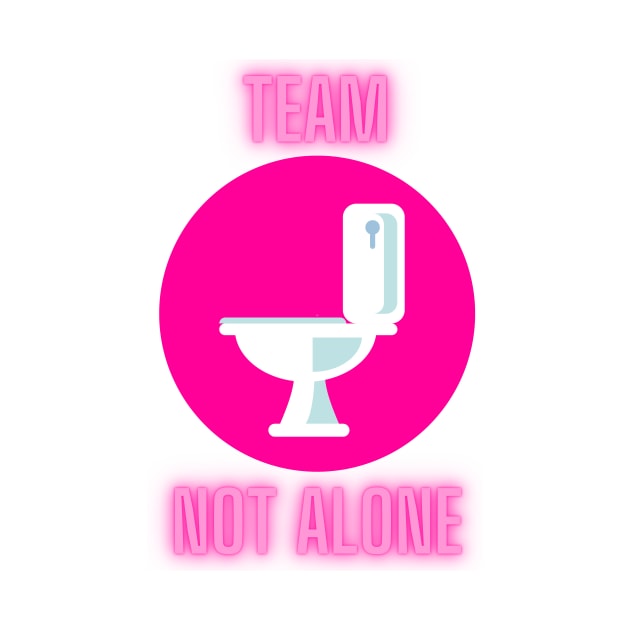 Team Not Alone on the Toilet by nathalieaynie