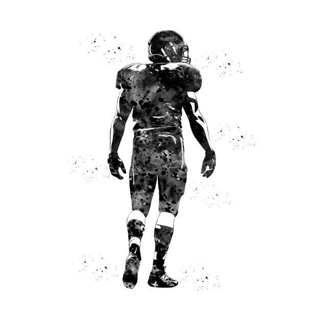 American Football Player by erzebeth