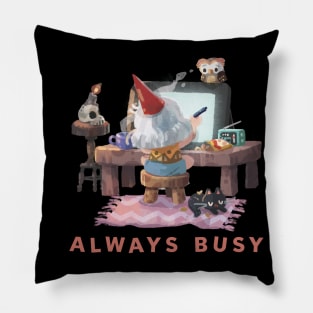 I'm Busy Pillow