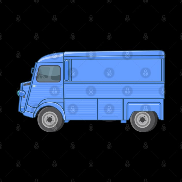 Citroen H Van, Type H, H-Type or HY Illustration by Boogosh