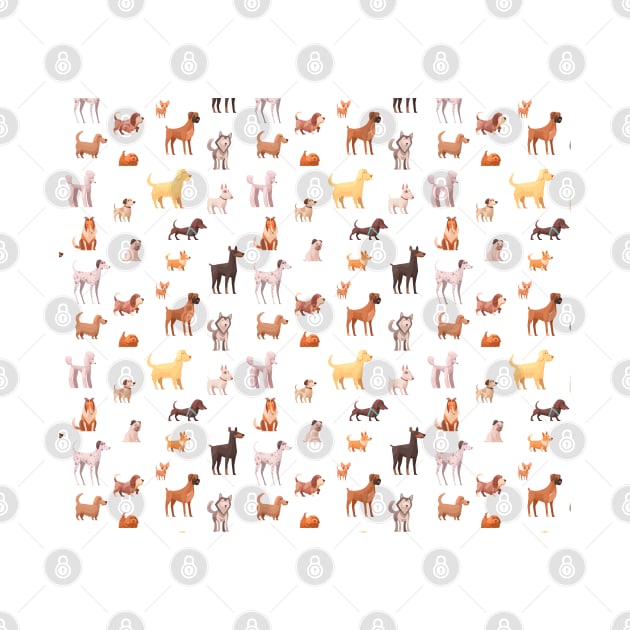 Dog Pattern by The Design Deck