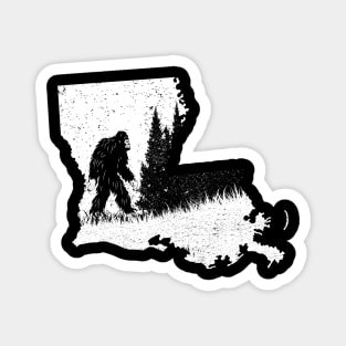 Louisiana Bigfoot Magnet