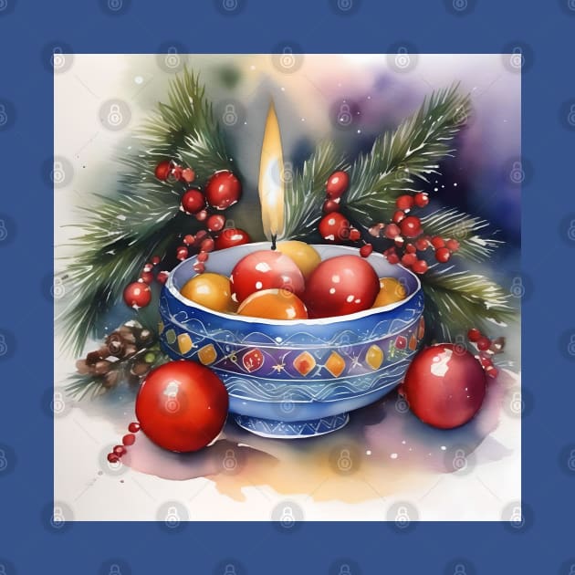 Armenian Christmas - January 6 - Watercolor by Oldetimemercan