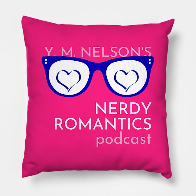 Nerdy Romantics Main Logo Pillow by Nerdy Romantics Fan Shop