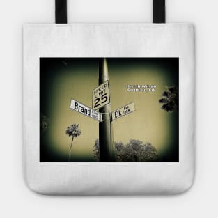 Brand Boulevard & Elk Avenue, Glendale, CA by Mistah Wilson Tote