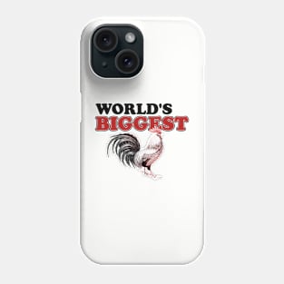 World's Biggest Cock Funny Chicken Lover Phone Case