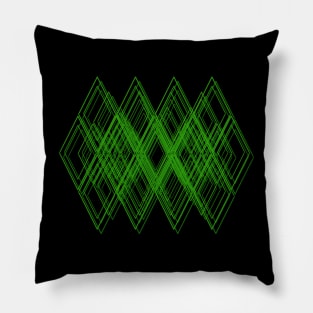 Emerald Lattice Pillow