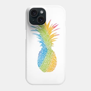 Rainbow pineapple Phone Case