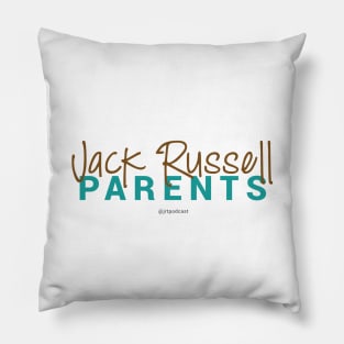 Jack Russell Parents Logo Pillow