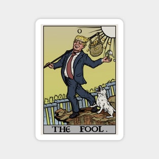 Donald Trump - The Fool Tarot Card Magnet