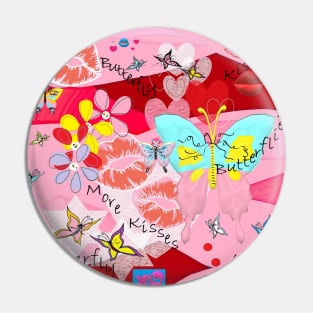 Butterflies and Kisses Pin