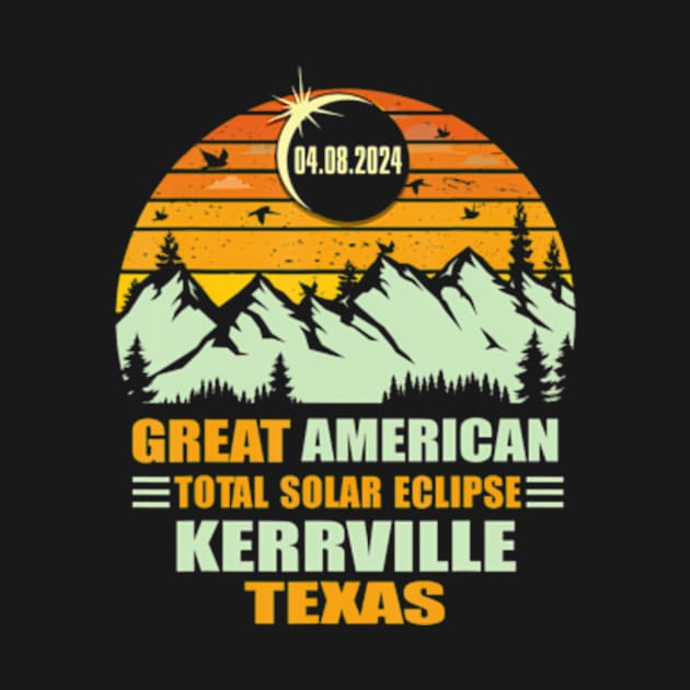 Kerrville Texas Total Solar Eclipse 2024 by Diana-Arts-C