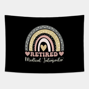 Retired Medical Interpreter Funny Retirement Interpreter Tapestry