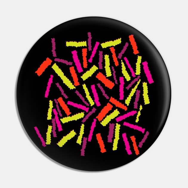 Neon Confetti Pin by zeljkica