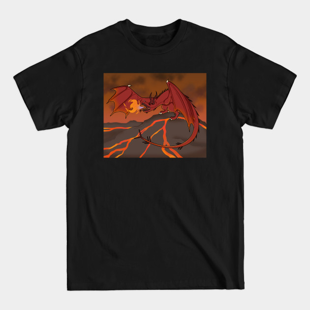 Disover Firey Red Dragon - Dragon - T-Shirt