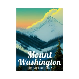 Mount Washington British Columbia Canada ski T-Shirt