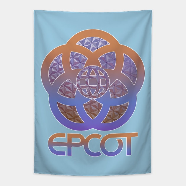 EPCOT Spaceship Earth Tapestry by MPopsMSocks