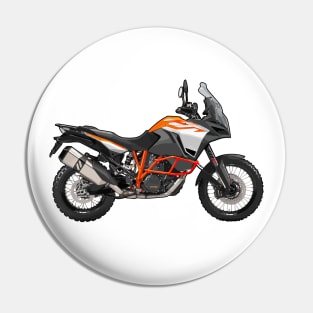 1290 Super Adventure Bike Illustration Pin