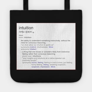 What is intuition ? Tote