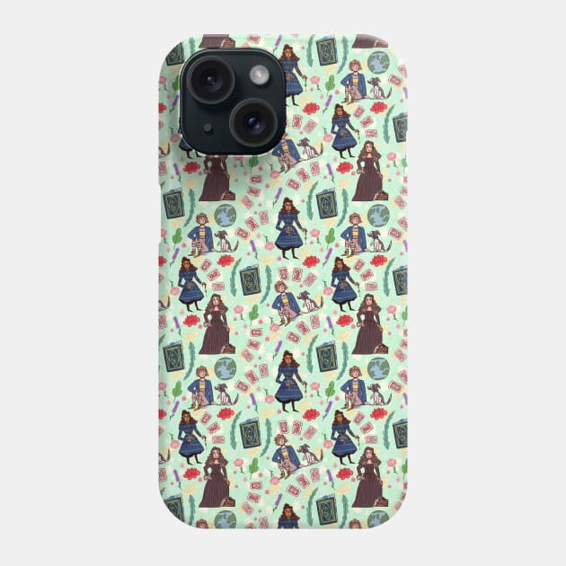 Good Omens Repeat Pattern #3 Phone Case by misnamedplants