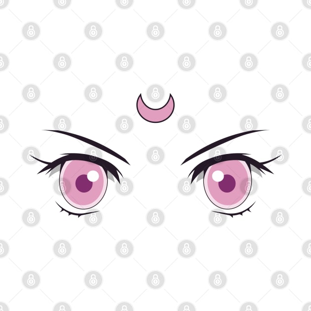 anime girl cute eyes by Dandzo