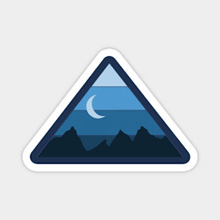 Mountain Night Magnet