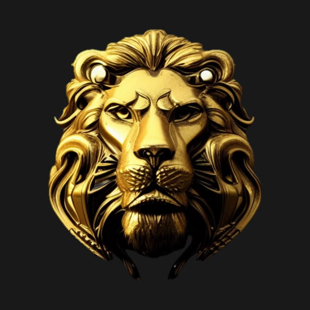 Gold Lion by Pop Optikal