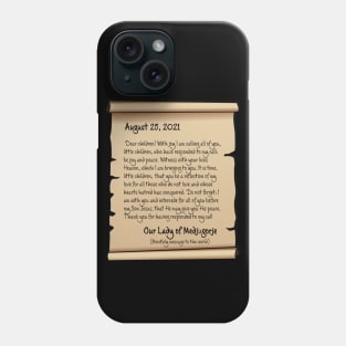 Medjugorje Message August 25 2021 Phone Case