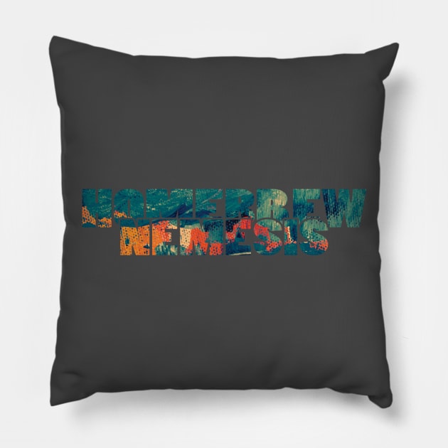 Homebrew Nemesis (Orange) Pillow by MATALOTL